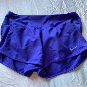 NIKE PURPLE RUNNING SHORTS